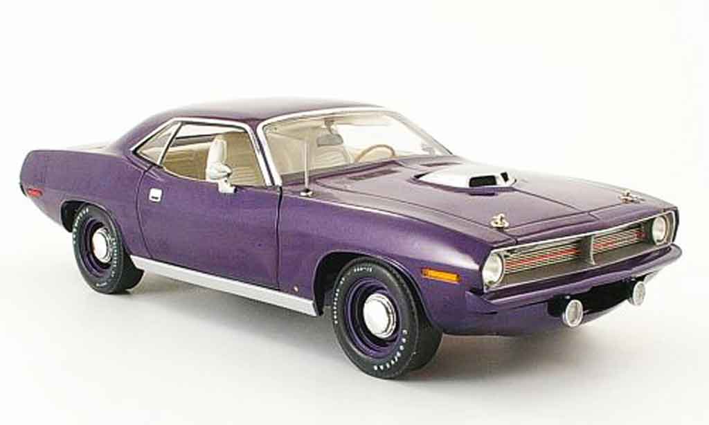 Plymouth Cuda 1970 1/18 Fairfield Mint 1970 hemi flieder diecast model cars