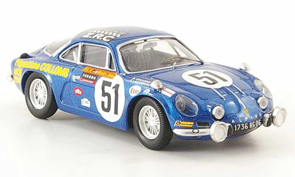 Alpine A110 1/43 Trofeu No.51 24h Le Mans 1968 B.Collomb / F.Lacarreau diecast model cars