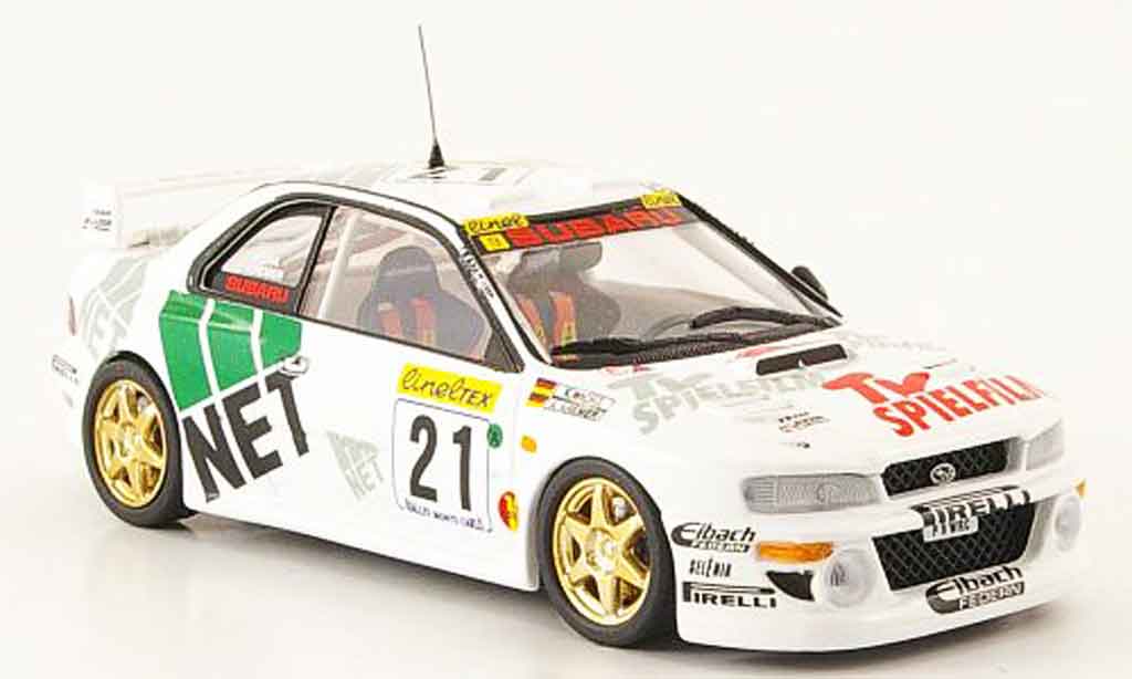 Subaru Impreza WRC 1/43 Trofeu WRC no.21 deutscher champion 1998 diecast model cars