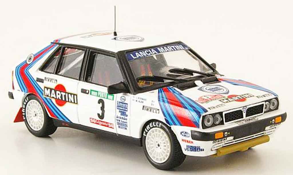 Lancia Delta HF Integrale 1/43 Mini Partes HF Integrale 8v no.3 sieger rallye portugal 1987 diecast model cars