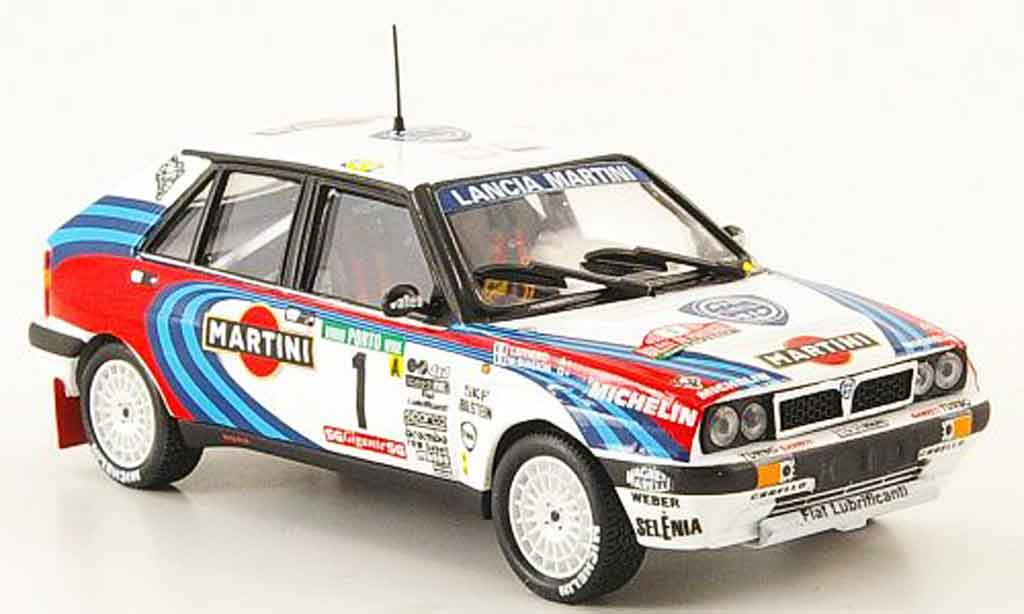 Lancia Delta HF Integrale 1/43 Mini Partes HF Integrale 16v no.1 sieger rallye portugal 1990 diecast model cars
