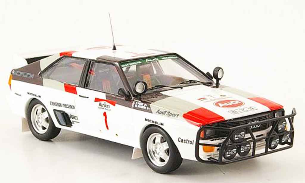 Audi Quattro 1/43 Trofeu No.1 Mouton Pons Safari Rally 1983 diecast model cars