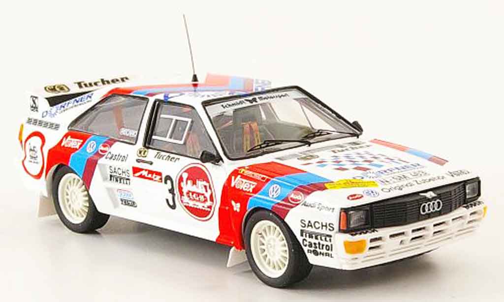 Audi Quattro 1/43 Trofeu No.3 Duez Cantonati Metz Rally 1985 diecast model cars