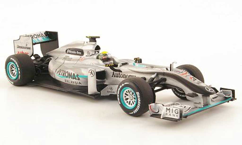 Mercedes F1 2010 1/43 Minichamps 2010 GP Petronas MGP W01 No.4 diecast model cars