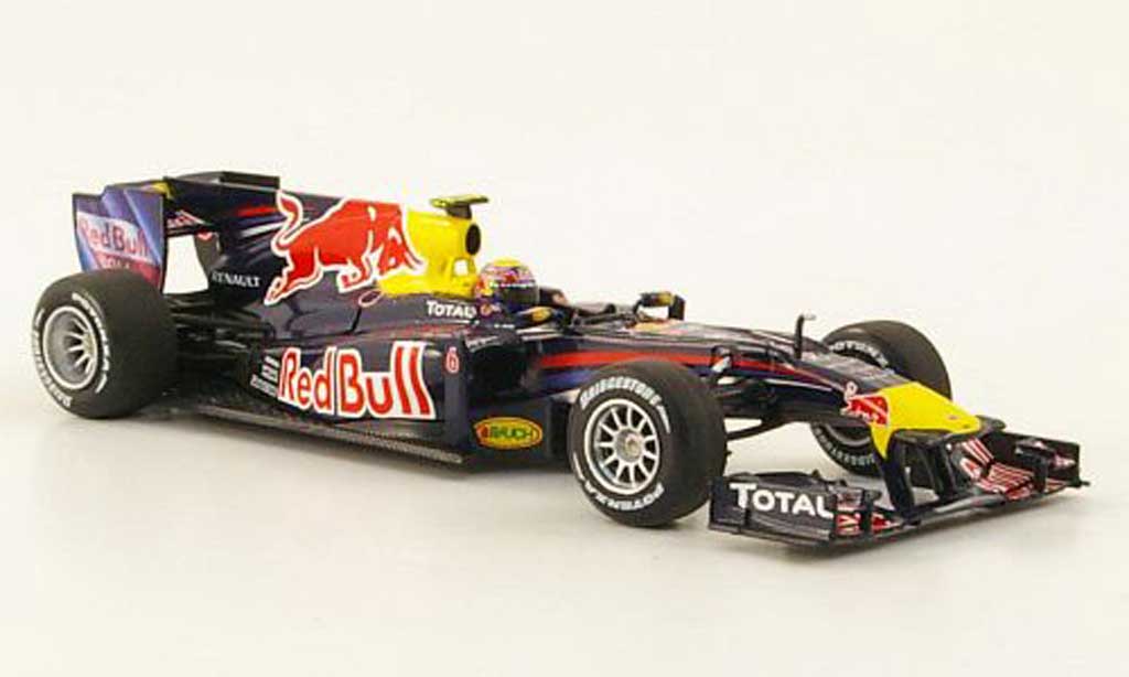 Renault F1 2010 1/43 Minichamps 2010 Red Bull RB6 No.6 M.Webber Saison diecast model cars