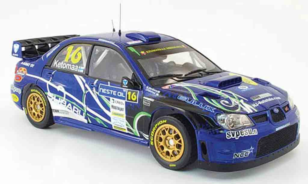 Subaru Impreza WRC 1/18 Sun Star WRC 07 no.16 rallye finlande 2009 diecast model cars