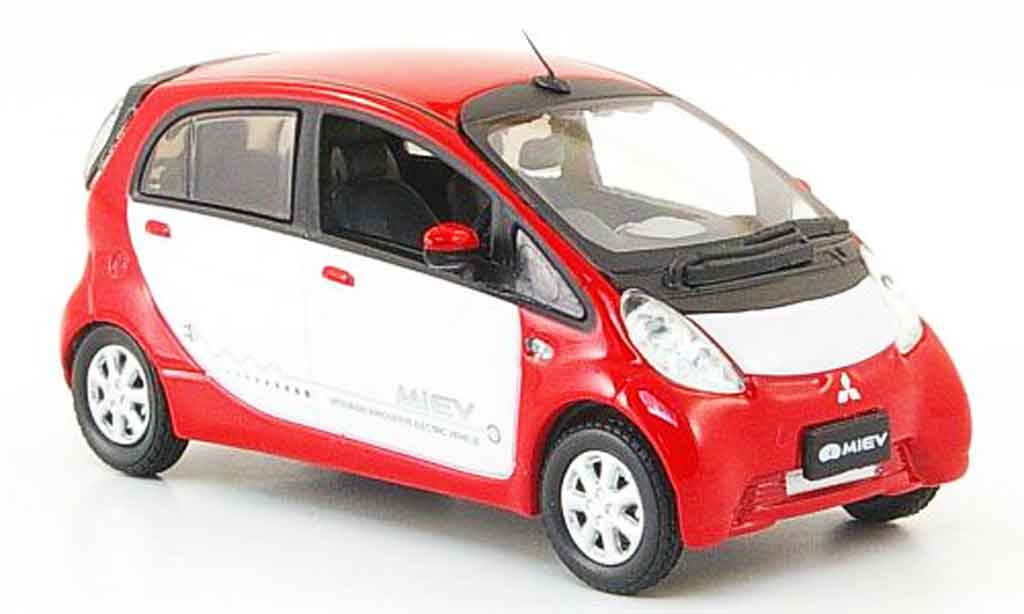 Mitsubishi iMiev 1/43 Vitesse red white diecast model cars