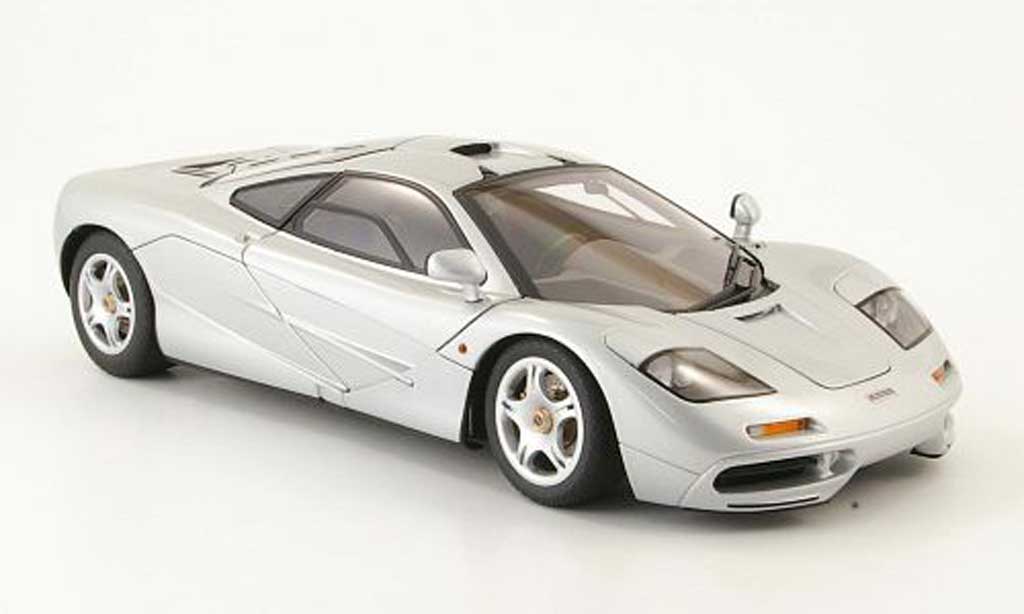 McLaren F1 1/18 Autoart short tail grey clair metallized street version 1994 diecast model cars