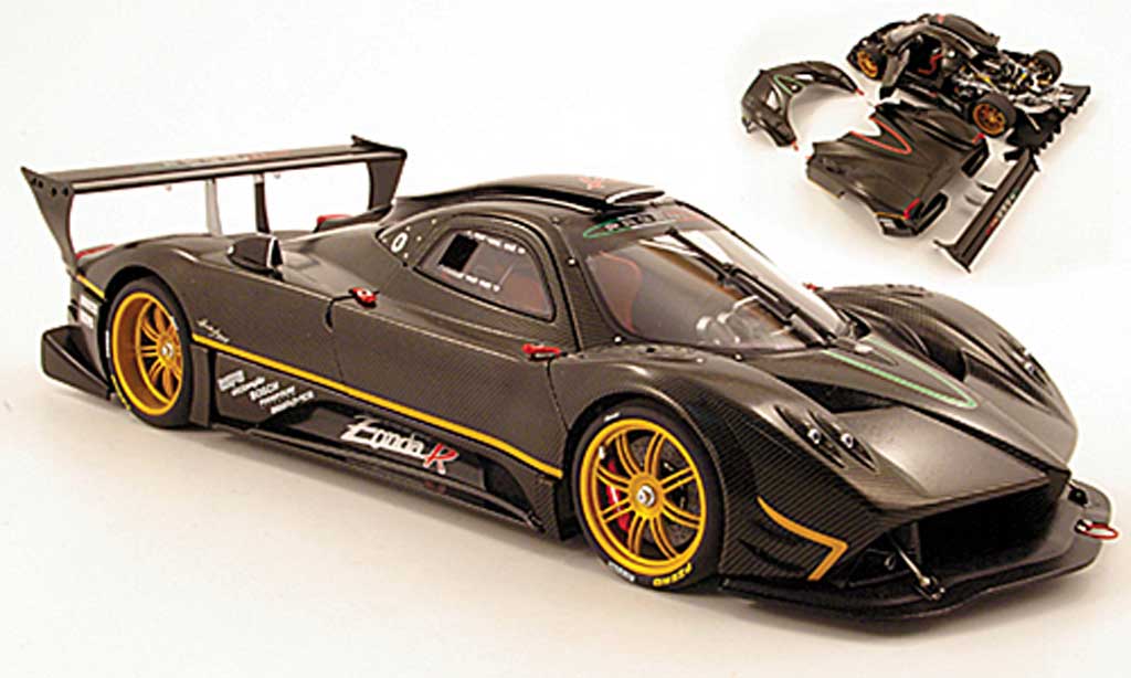 Pagani Zonda R 1/18 Autoart R carbon design 2007 diecast model cars