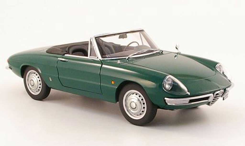 Alfa Romeo 1600 1/18 Autoart duetto spider grun 1966 diecast model cars