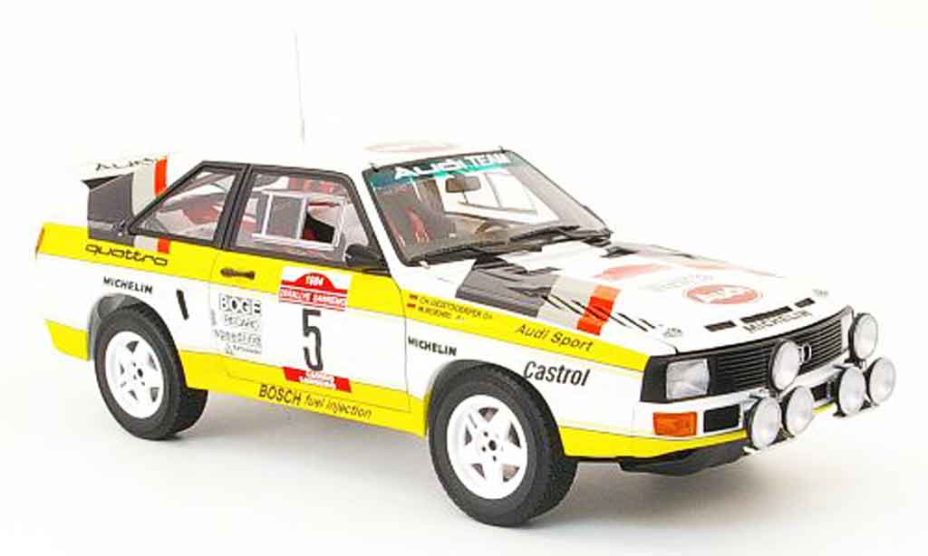 Audi Sport Quattro 1/18 Autoart no.5 rallye san remo 1984 diecast model cars