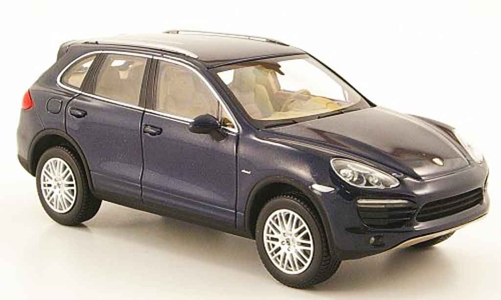 Porsche Cayenne 1/43 Minichamps Diesel blue 2010 diecast model cars