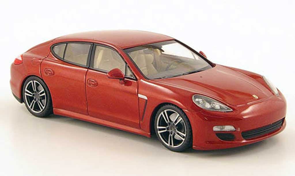 Porsche Panamera 1/43 Minichamps red 2010 diecast model cars