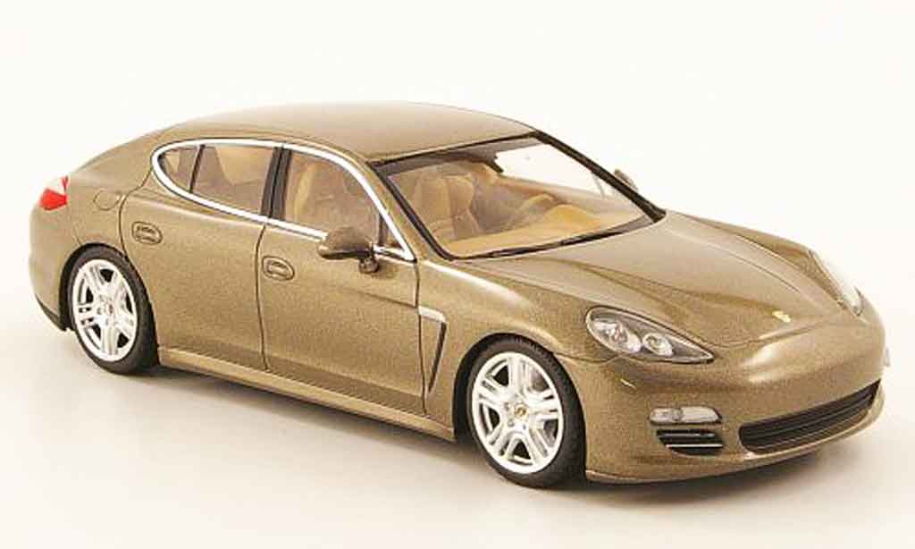 Porsche Panamera 1/43 Minichamps 4 beige 2010 diecast model cars