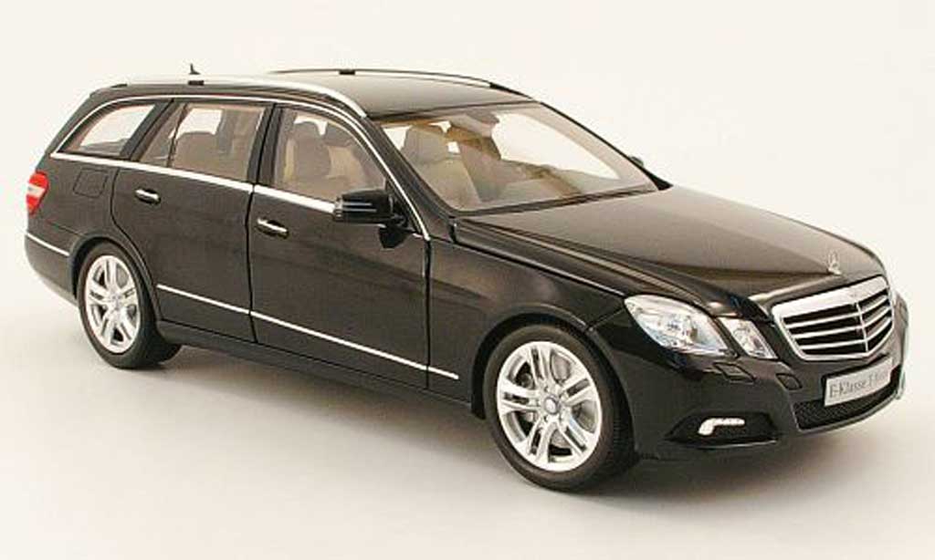 Mercedes Classe E 1/18 Minichamps break (s212) black 2009 diecast model cars
