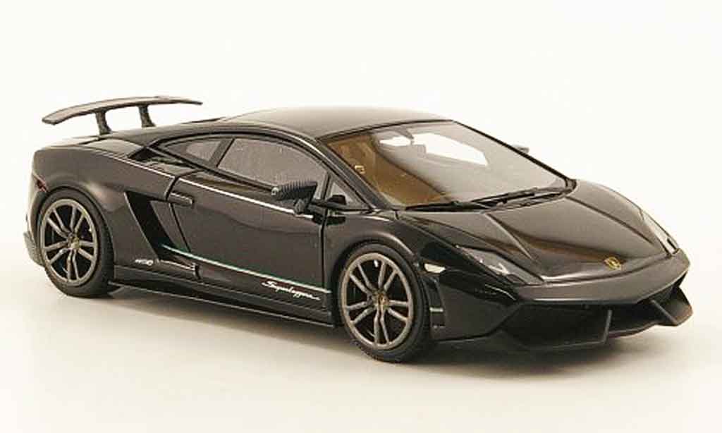 Lamborghini Gallardo LP570-4 1/43 Look Smart LP570-4 superleggera black 2010 diecast model cars