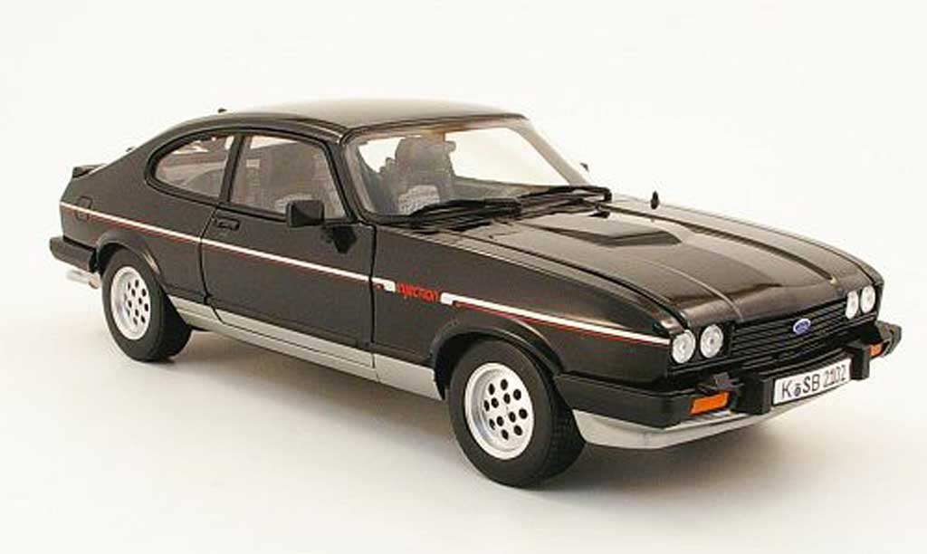 Ford Capri 1/18 Norev mk3 2.8i black/grey 1983 diecast model cars