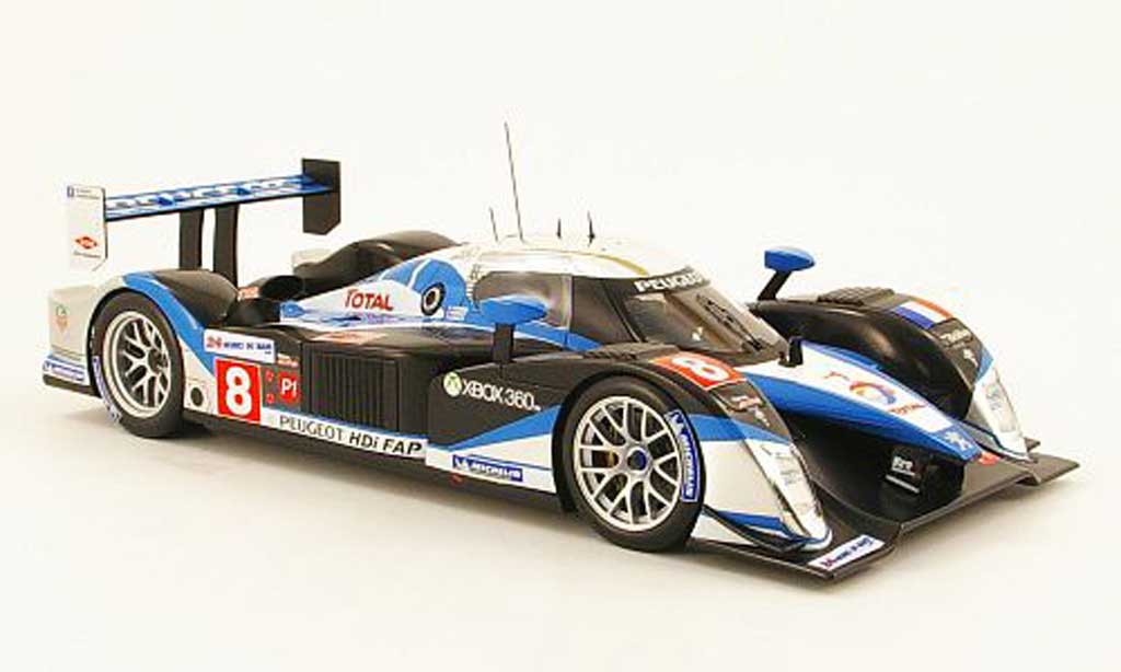 Peugeot 908 2009 1/18 Norev 2009 hdi fap no.8 24h le mans diecast model cars