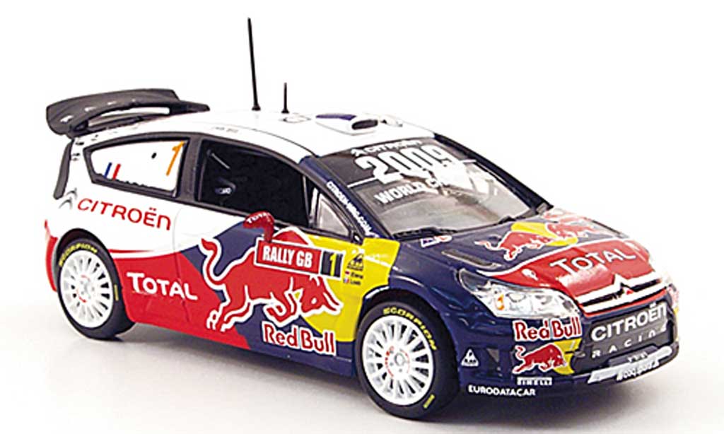 Citroen C4 WRC 2009 1/43 Norev WRC 2009 No.1 Total Rally GB diecast model cars
