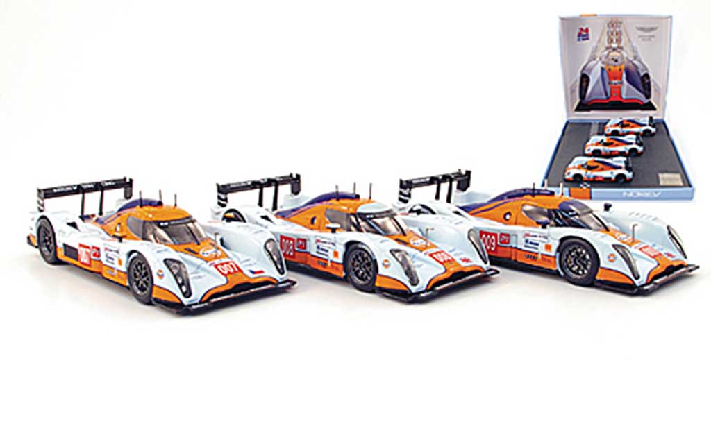 Aston Martin LMP1 1/43 Norev No.007 No.008 + No.009 24h Le Mans 2009 diecast model cars