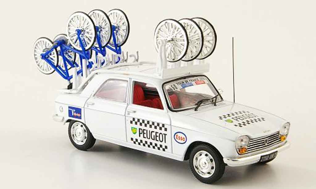 Peugeot 204 Berline 1/43 Norev Saloon bp michelin tour de france 1970 diecast model cars