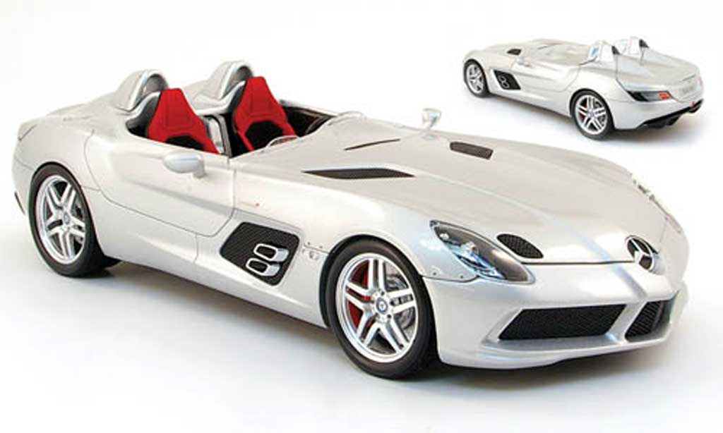 Mercedes SLR 1/18 Minichamps mclaren stirling moss grey clair metallized diecast model cars