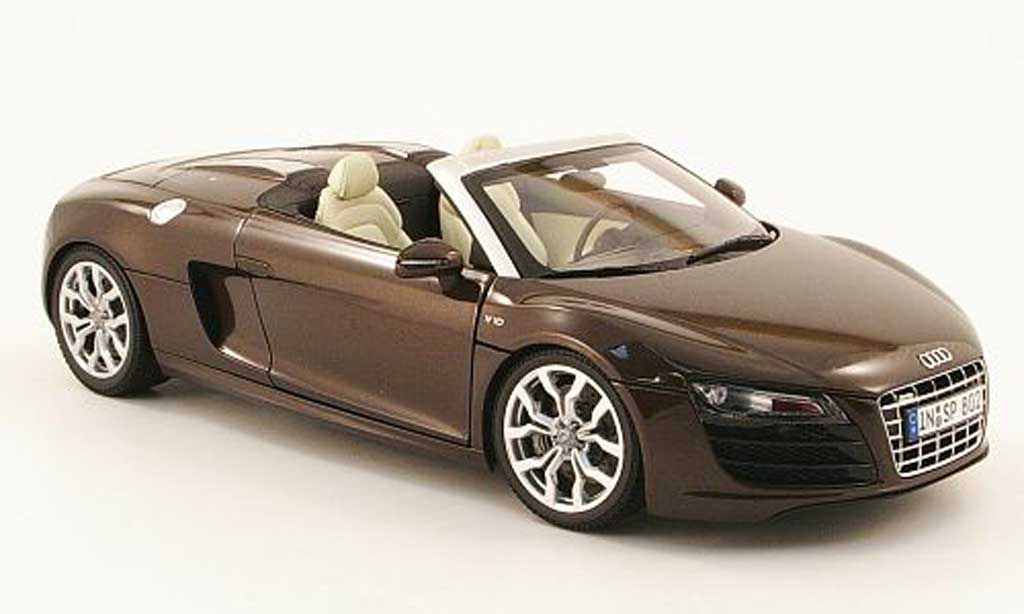 Audi R8 Spyder 1/18 Kyosho Spyder brown diecast model cars