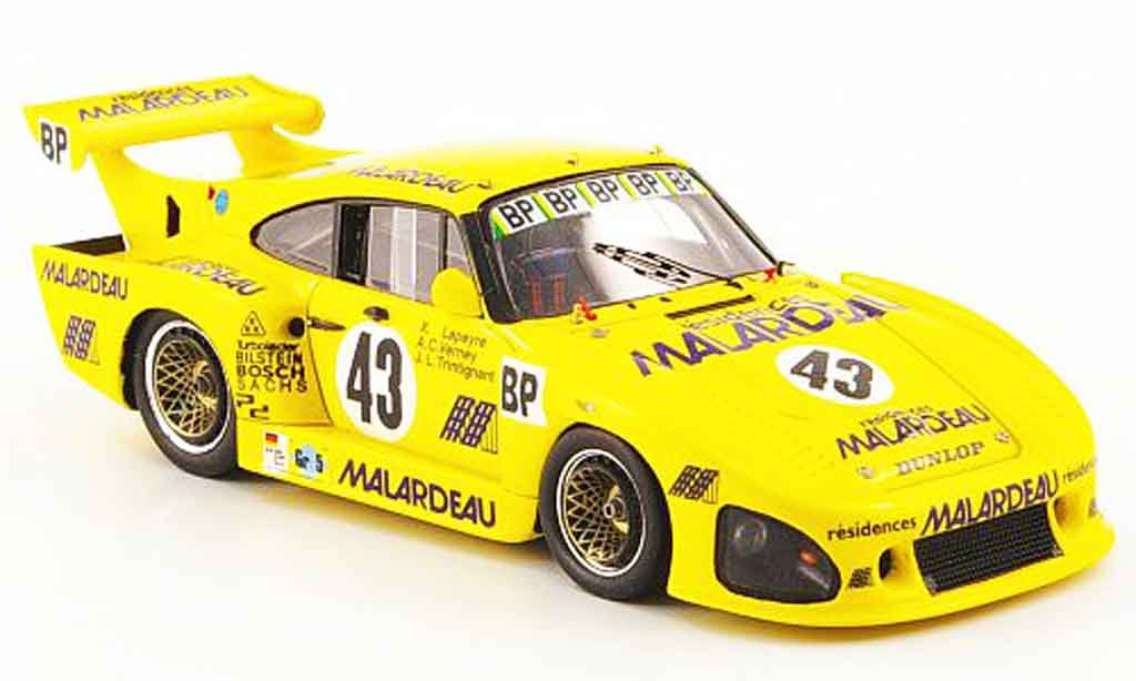 Porsche 935 1980 1/43 Spark 1980 K3 No.43 Malardeau 24h Le Mans diecast model cars