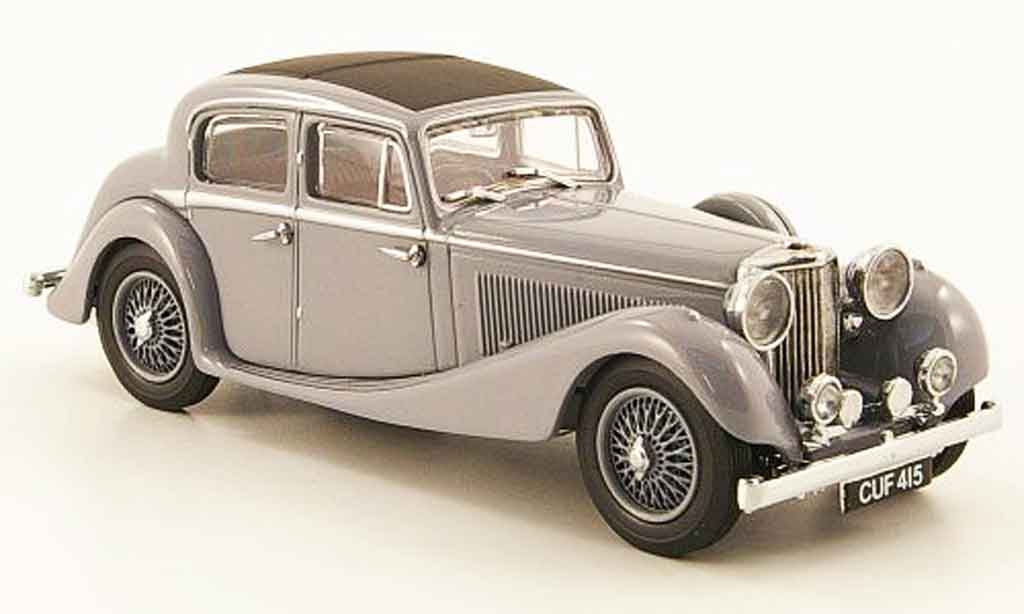 Jaguar SS 1/43 Oxford 2.5 saloon grey diecast model cars
