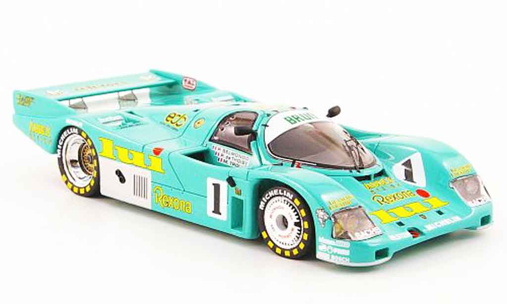 Porsche 962 1987 1/43 Spark 1987 No.1 lui 24h Le Mans diecast model cars