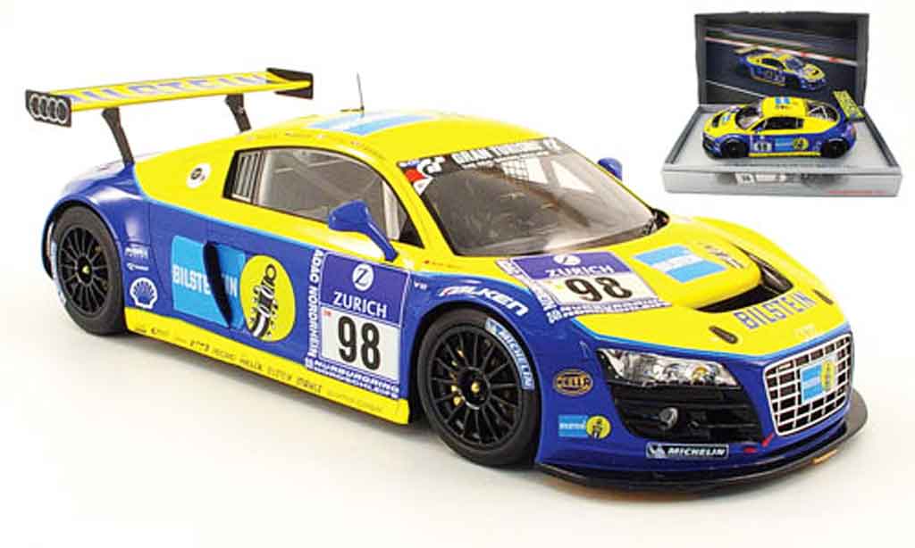 Audi R8 LMS 1/18 Spark LMS no.98 bilstein 24h adac nurburgring 2009 diecast model cars