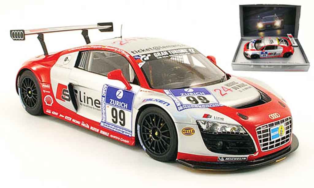 Audi R8 LMS 1/18 Spark LMS no.99 s line 24h adac nurburgring 2009 diecast model cars