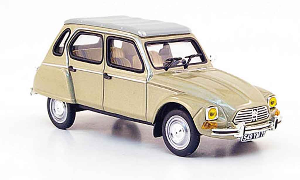 Citroen Dyane 1/43 Nostalgie 6 beige 1976 diecast model cars