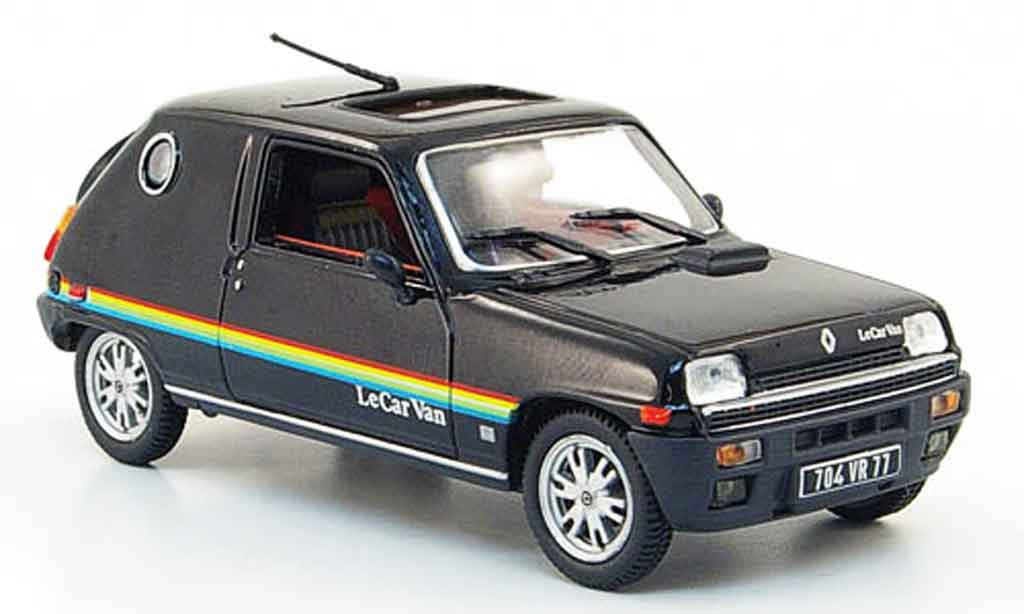 Renault 5 1/43 Nostalgie le car van black 1979 diecast model cars