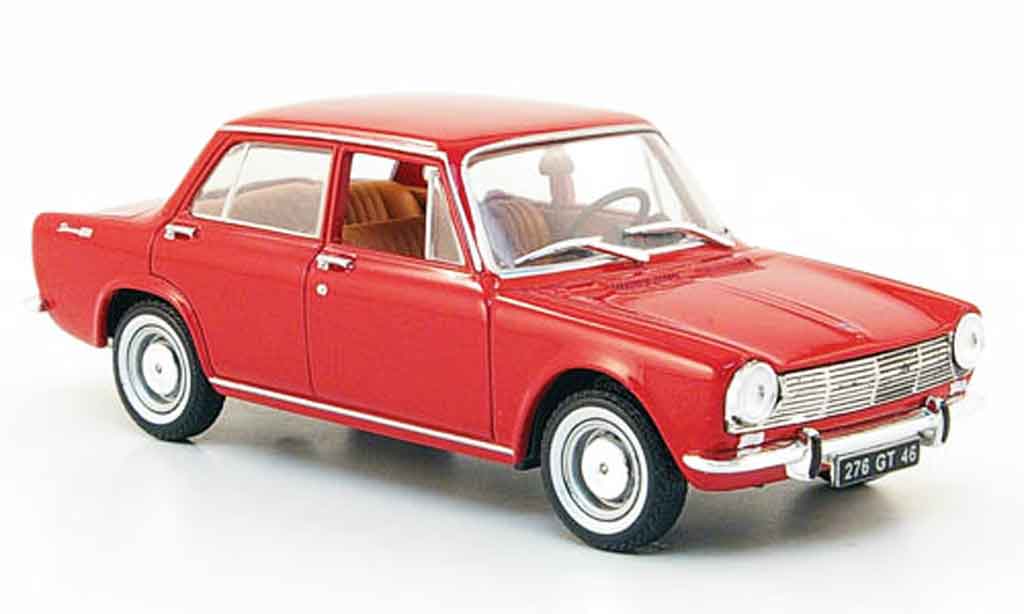 Simca 1300 1/43 Nostalgie berline red 1965 diecast model cars