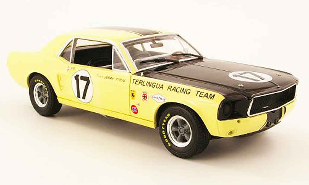 Shelby Mustang 1967 1/18 Greenlight 1967 terlingua no.17 j.titus diecast model cars
