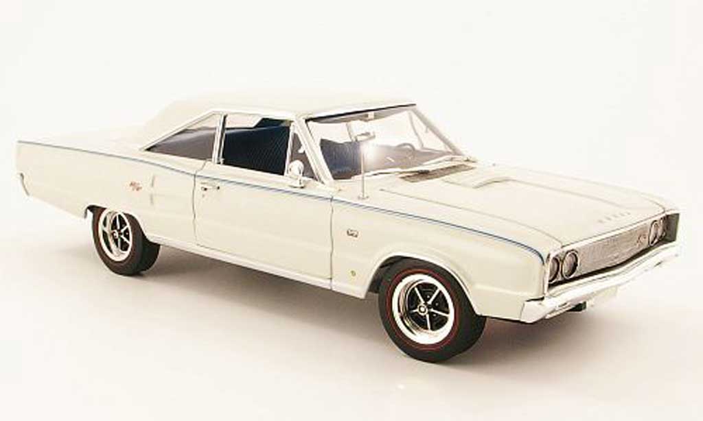 Dodge Coronet 1967 1/18 Highway 61 1967 r/t 426 creme white diecast model cars