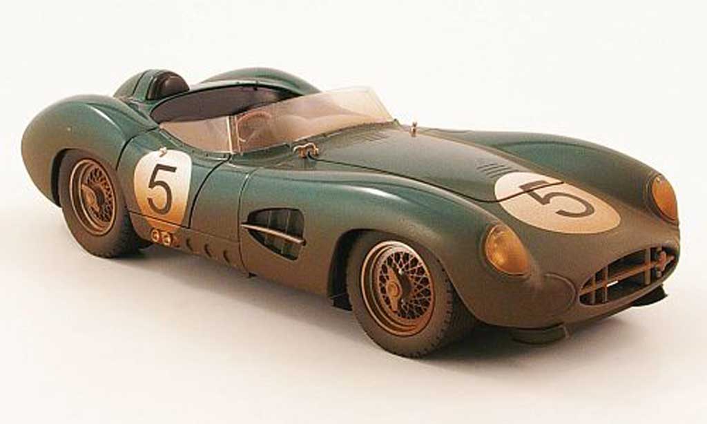 Aston Martin DBR1 1/18 Shelby Collectibles no.5 mit rennspuren sieger 24h le mans 1959 diecast model cars