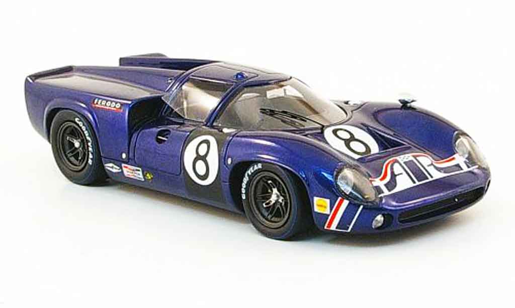 Lola T70 1/43 Spark MkIII No.8 Zweiter Platz Daytona 1969 diecast model cars