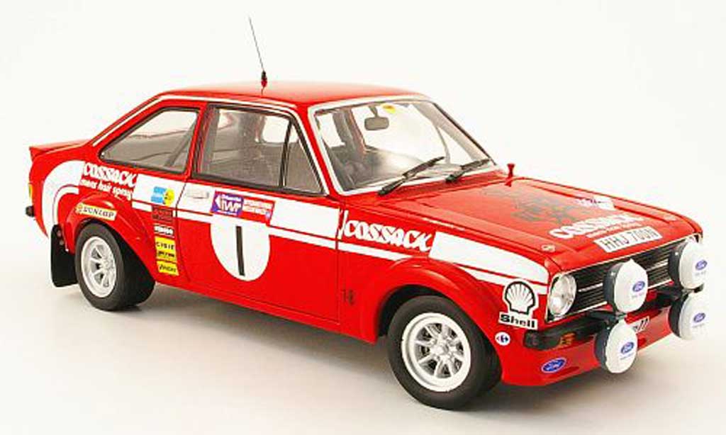 Ford Escort MK2 1/18 Sun Star MK2 no.1 cossack sieger rallye pays de galles 1975 diecast model cars