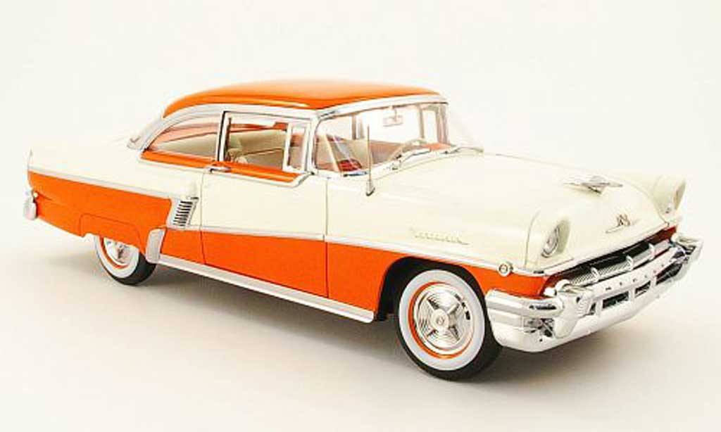Mercury Montclair 1/18 Sun Star hard top cremewhite/pink 1956 diecast model cars