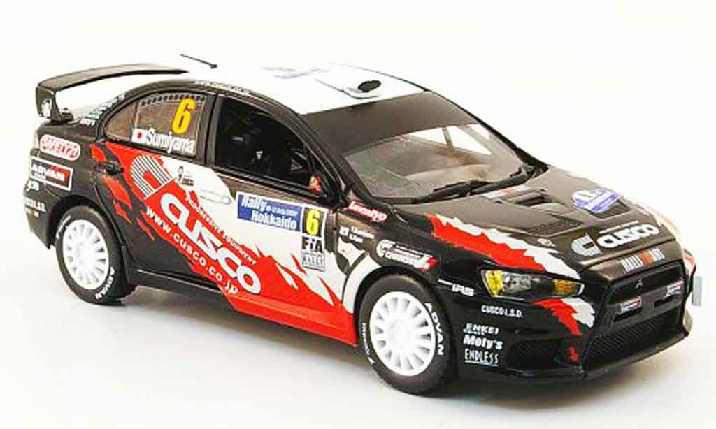 Mitsubishi Lancer Evolution X 1/43 Vitesse Evolution X No.6 Sieger APRC Rally Hokkaido 2009 diecast model cars