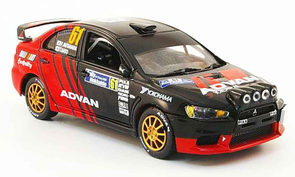 Mitsubishi Lancer Evolution X 1/43 Vitesse Evolution X No.61 JRC Sieger Rally Hokkaido 2009 diecast model cars