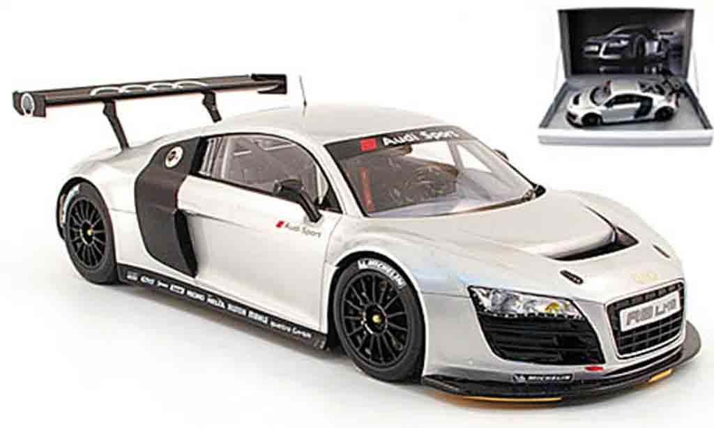 Audi R8 LMS 1/18 Spark LMS grey modele de presentation diecast model cars