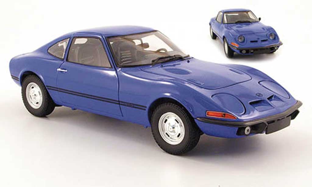 Opel GT 1/18 Minichamps j 1900 blue 1970 diecast model cars