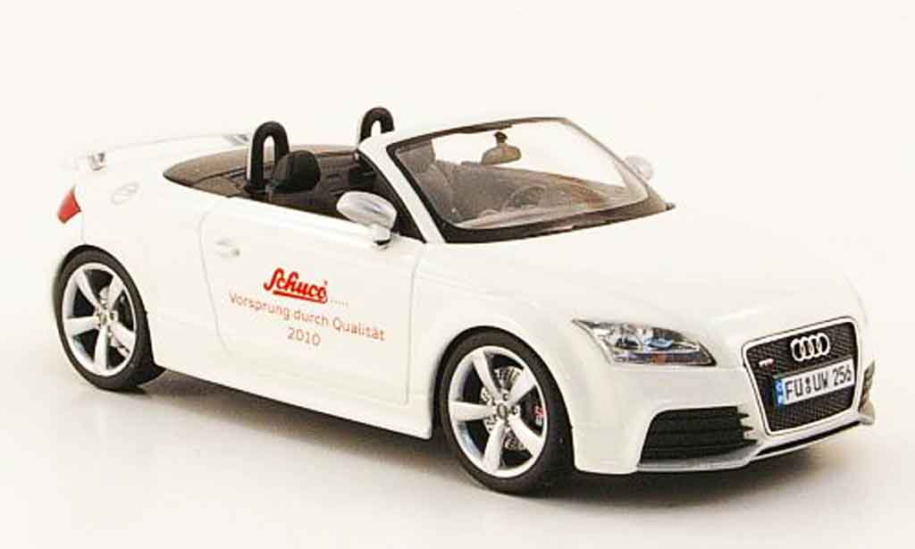 Audi TT RS 1/43 Schuco RS Roadster white diecast model cars