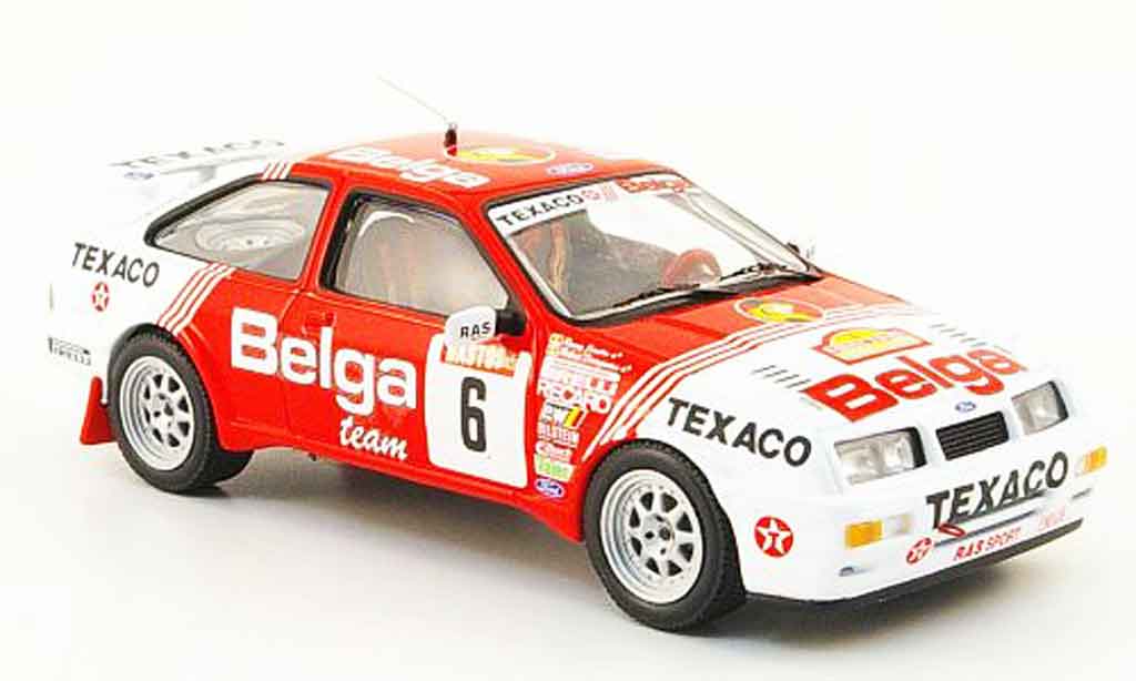 Ford Sierra Cosworth RS 1/43 IXO Cosworth RS Cosworth No.6 Belga Sieger Rally Ypres 1988 diecast model cars