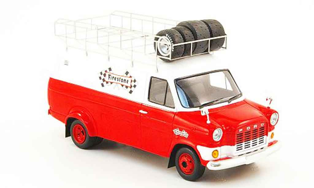 Ford Transit 1/43 Spark Firestone avec Dachbarres de toit 1972 diecast model cars
