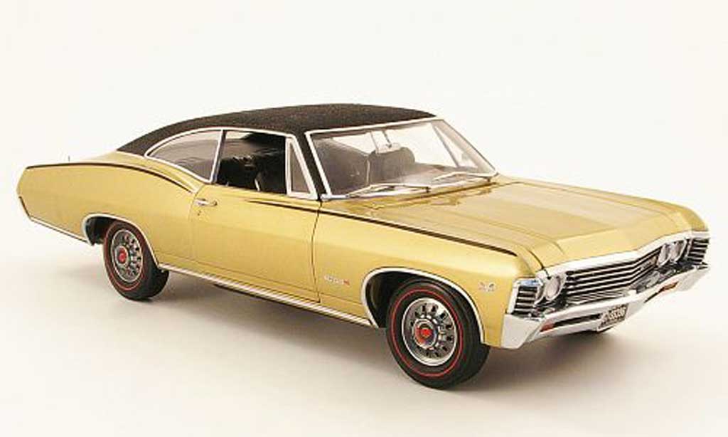 Chevrolet Impala 1967 1/18 Ertl 1967 ss or/noir diecast model cars