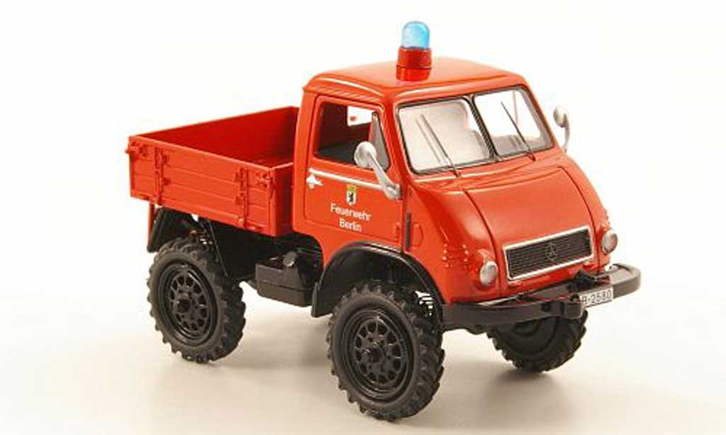 Mercedes Unimog 1/43 Schuco 401 Pritsche pompier Berlin diecast model cars
